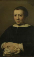 Drost, Willem; Portrait of a Young Woman with her Hands Folded on a Book; The National Gallery, London; http://www.artuk.org/artworks/portrait-of-a-young-woman-with-her-hands-folded-on-a-book-114988